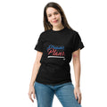 Front view of a women’s T‑shirt with a clean, modern fit
